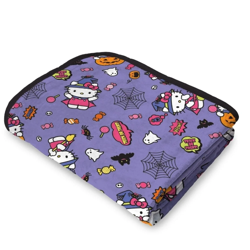 Hello Kitty Treat Silk Touch Throw Halloween Blanket